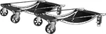 Performance Tool W54013 Wheel Dolly (2 Pc). Fixed Price $153.15.