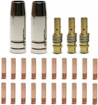 25PK Contact Tip Nozzle Kit Fits Hitbox 3 In 1 MIG200 Pro MT2000 Welder. Fixed Price $27.55.