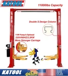 Katool Lift 11000LBS Two Auto Truck Hoist 2-POST Car. Fixed Price $2199.00.