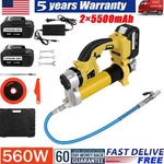 Cordless Electric Grease Gun 8000PSI With 2X5500MAH Battery Powered. Fixed Price $84.99.