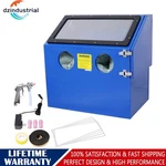 110L Bench Top Cabinet Air Blaster W/ Spray Gun & Led Light Bar. Fixed Price $300.00.