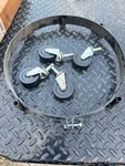 Lincoln 84192 Caster Dolly Assembly For 120 Lb. Drum Brand New. Fixed Price $35.00.