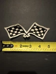 Nos Vintage Checkered Racing Flag Patch Sew On 5 Wide. Fixed Price $14.99.