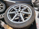 2008 Aston Martin V8 Vantage 19" Wheels Rims Oem 5X114.3 With Continental Tires. Fixed Price $950.00.