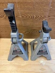 Sears 3 Ton Capacity Solid Steel Jack Stands. Fixed Price $60.00.