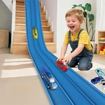15FT 3-LANE Flexible Race Track For 1/64 Scale Diecast Cars Suction Cup Ramp Toy. Fixed Price $44.99.