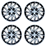 4PC Hub Caps, Replacement Snap On Car Truck Suv 15 Inch Set Silver&black. Fixed Price $44.83.