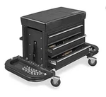 Uline Rolling Tool Chest Seat H-6065BL Black New Box. Fixed Price $105.99.