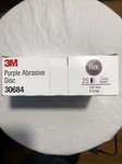 3M 30684 Purple Inch P80E Grit Abrasive Disc, 25 Per Box. Fixed Price $25.00.