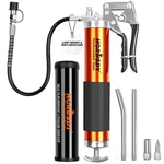 Heavy Duty Grease Gun With 14OZ Tubes Flexible Hose 700.... Fixed Price $38.45.