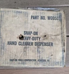 New Old Stock Snap-on Tools # WOD507 Heavy-duty Hand Cleaner Dispenser. Fixed Price $49.95.