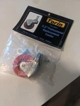 Torin Red 2.5" Replacement Swivel Caster Wheel, Post Mount For Creeper, Stool. Fixed Price $7.99.